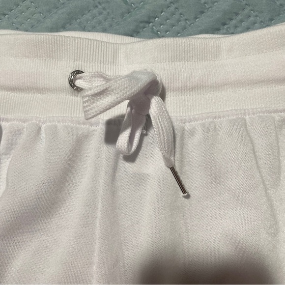 Bebe Sport Womens 3x Cotton Blend White Shorts - Picture 3 of 5